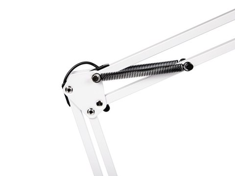 44-168# Lampka biurkowa led lb-23 biała z lupą