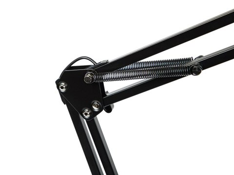 44-169# Lampka biurkowa led lb-23 czarna z lupą"