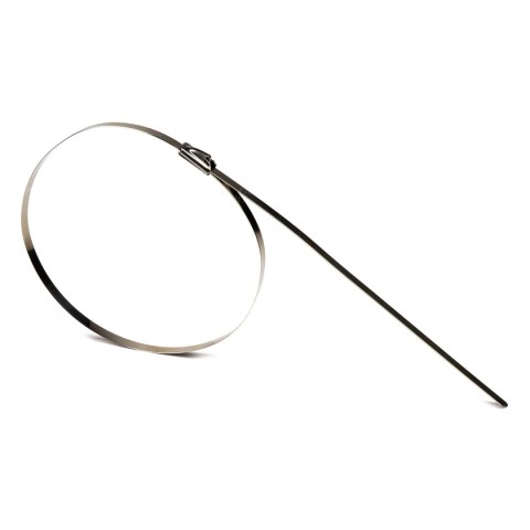 Opaski zaciskowe metalowe ze stali nierdzewnej 7.9x600mm 100 szt. amio-04327