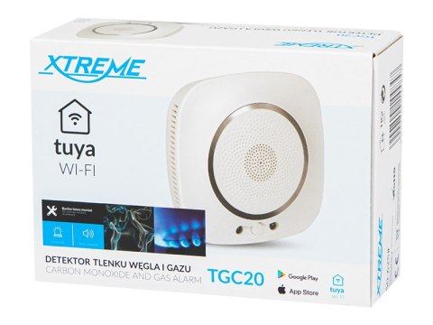 50-625# Detektor czujnik gazu i czadu tgc20 230v