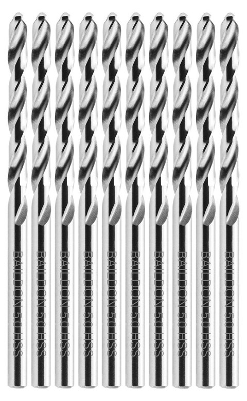 Wiertła do metalu Baildon BASIC DIN 338 RN NWKa 5 mm, HSS (S), 86-52 mm, wielokrotność 10