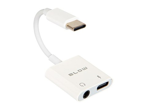 66-169# Adapter usb wtyk usb-c gniazdo usb-c + gniazdo jack 3,5