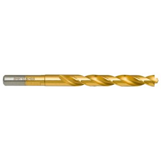 Wiertło do metalu Baildon DIN 338 RN 10,5 mm, HSS TiN (S), 133-87 mm (chwyt 3-płaszczyznowy)