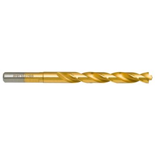 Wiertło do metalu Baildon DIN 338 RN 10 mm, HSS TiN (S), 133-87 mm (chwyt 3-płaszczyznowy)