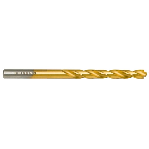 Wiertło do metalu Baildon DIN 338 RN 5,5 mm, HSS TiN (S), 93-57 mm (chwyt 3-płaszczyznowy)