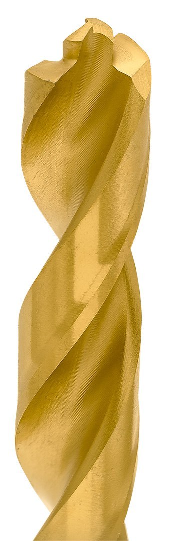 Wiertło do metalu Baildon DIN 338 RN 9,5 mm, HSS TiN (S), 125-81 mm (chwyt 3-płaszczyznowy)