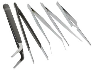 14-301# Zestaw pęset pincety 5sztuk