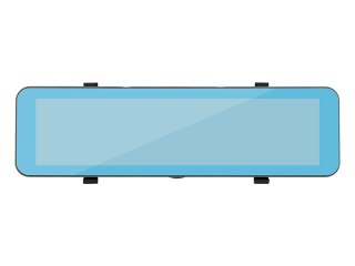 78-586# Rejestrator video blackbox dvr f620 carplay android auto blow lusterko + kamera tył