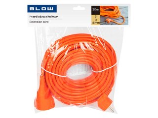 98-756# Przedłużacz sieciowy pr-160 1-gniazdo z uziemieniem 20m pomarańczowy (3x1,5mm)