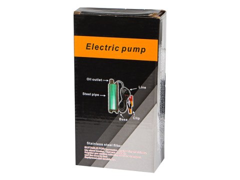 44-581# Pompka elektryczna do paliwa srebrna 12v"