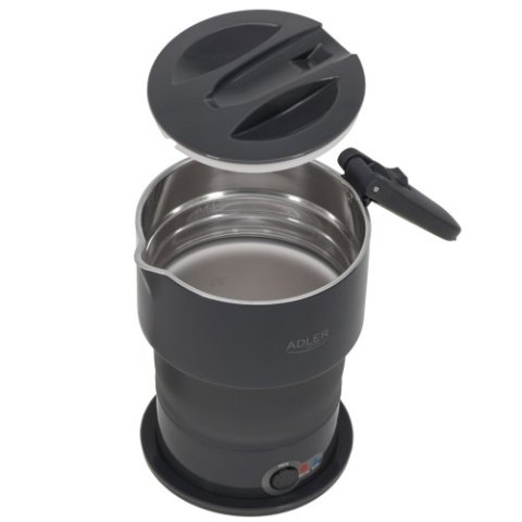 AD 1377 Grey Czajnik silikonowy 0,6 l ? turystyczny