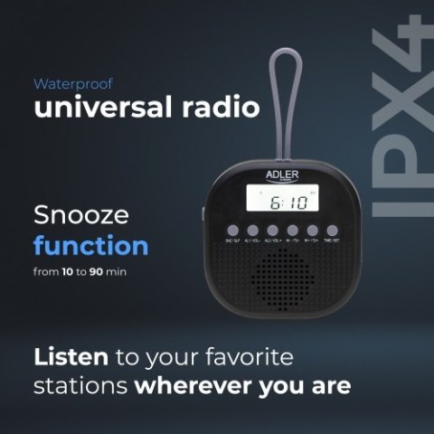 AD 1912 Radio fm wodoodporne - ipx4