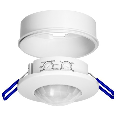 Czujnik ruchu 360°, IP20, 1200W, zasięg max. 8m, biały