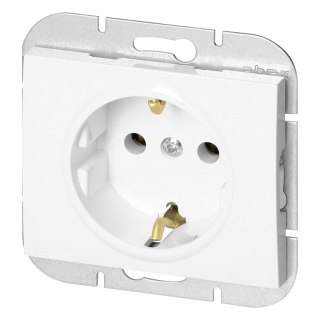 Gniazdo pojedyncze p/t 2P+Z Schuko Onyx, 16A, 250V, PT-17O, biały