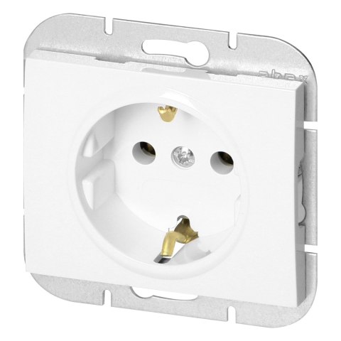 Gniazdo pojedyncze p/t 2P+Z Schuko Onyx, 16A, 250V, PT-17O, biały