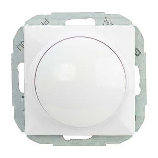 Ściemniacz obrotowy LED Pearl, 230V, 50Hz, Pmin:3W, Pmax:35W, SO-1P/LED, biały