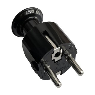 Wtyczka prosta Uni-Schuko 16A, 230V, czarna