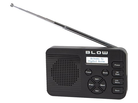 77-574# Radio przenośne kuchenne fm/dab+ blow rk4 bt czarne