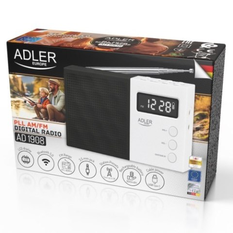 AD 1908 Radio cyfrowe pll am/fm