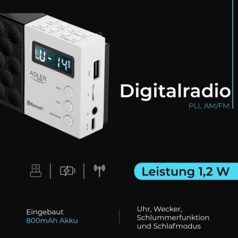 AD 1908 Radio cyfrowe pll am/fm