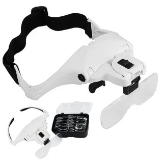 DA351 Okulary lupa nagłowna 2xled