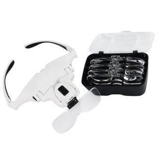 DA351 Okulary lupa nagłowna 2xled