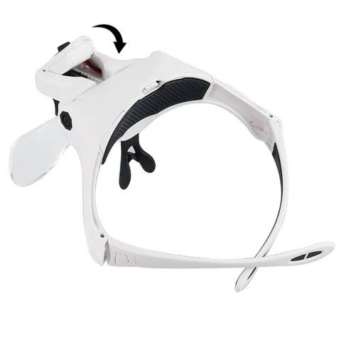 DA351 Okulary lupa nagłowna 2xled