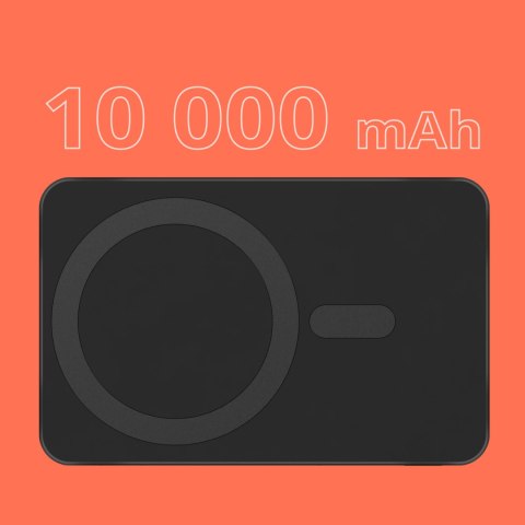 POWERBANK indukcyjny Kruger&Matz 10000 mAh Mag Safe czarny