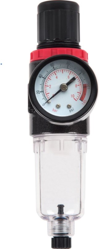 Reduktor z manometrem i filtrem 1/4", proline