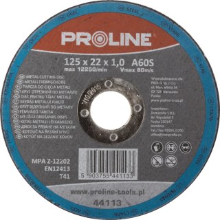 Tarcza do cięcia metalu, t41, 180x2.5x22a30s proline