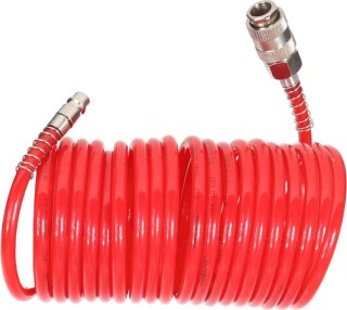Wąż spiralny pu 5m, 6.5x10mm, 10bar, szybko-złączki proline