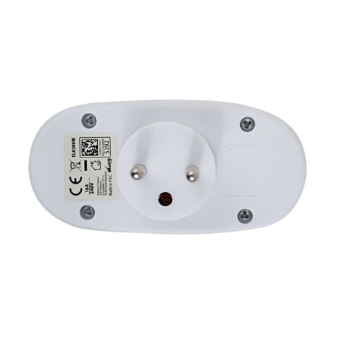 ELK306W Esperanza rozgałęźnik elektr. 2 gn. wł. biały