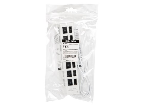86-074# Rozgałęźnik usb wt.a-7xgn.a hub-06 biały