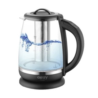 CR 1290 black Czajnik szklany 2,0 l z zaparzaczem oraz regulacją temp.