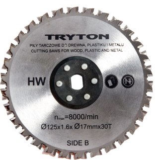 Tarcze tnące tct 125mm do pilarki dwutarczowej tpd860k