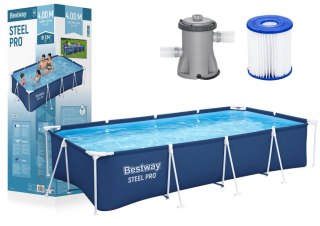 Basen Stelażowy 400 x 211 x 81 cm Bestway 56424