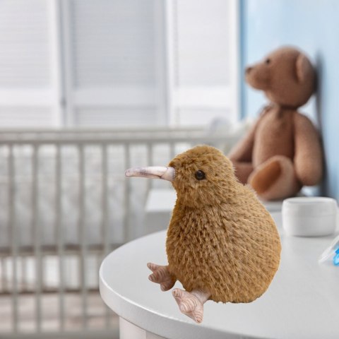 Pluszowy Ptak Kiwi Pluszak Maskotka Przytulanka Jasnobrązowy 21cm