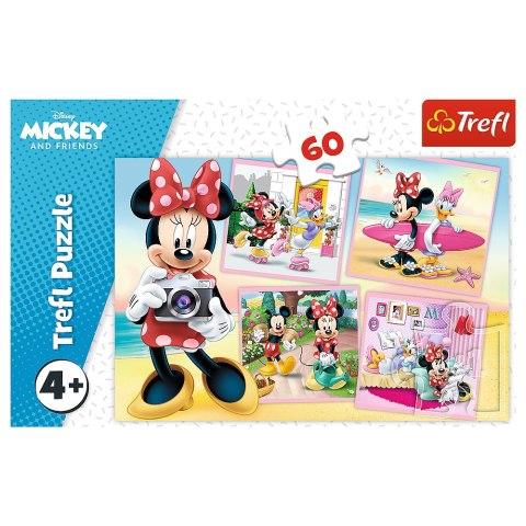 Puzzle - 60 - Urocza Minnie - Disney Minnie Trefl 17360