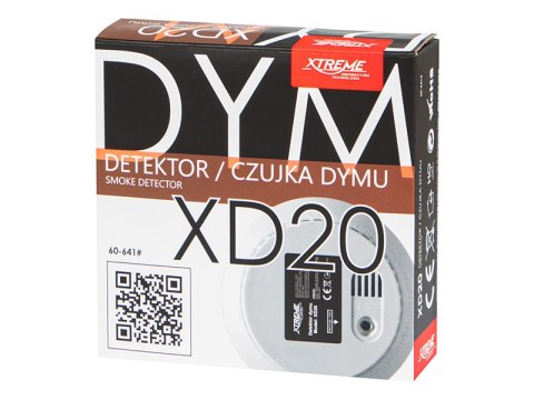 60-641# Detektor czujnik dymu xd20 230v