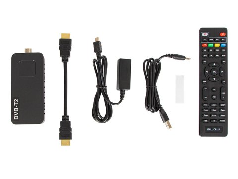 77-080# Dekoder tuner dvb-t2 blow 6006fhd mini