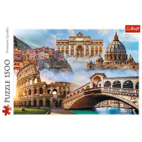 Puzzle 1500 - Ulubione miejsca: Włochy Trefl 26203