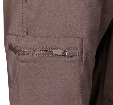 Spodnie robocze Mix&Match, stretch, brązowe, rozmiar L