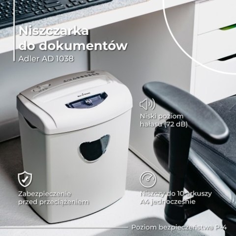 AD 1038 Beige Niszczarka do dokumentów