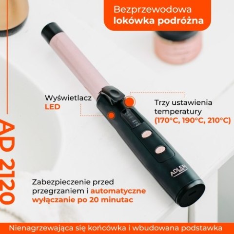 AD 2120 Bezprzewodowa lokówka podróżna ? usb