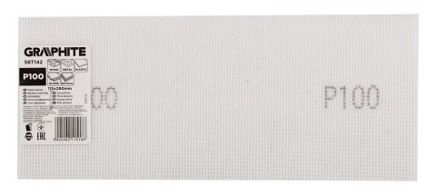 Siatka ścierna biała 115 x 280 mm, P100