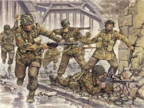 Model plastikowy british paratroopers