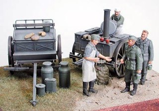 Model plastikowy german field kitchen scenery