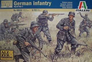 Model plastikowy german infantry