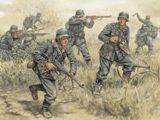 Model plastikowy german infantry