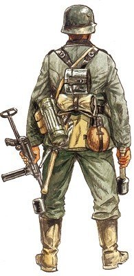 Model plastikowy german infantry